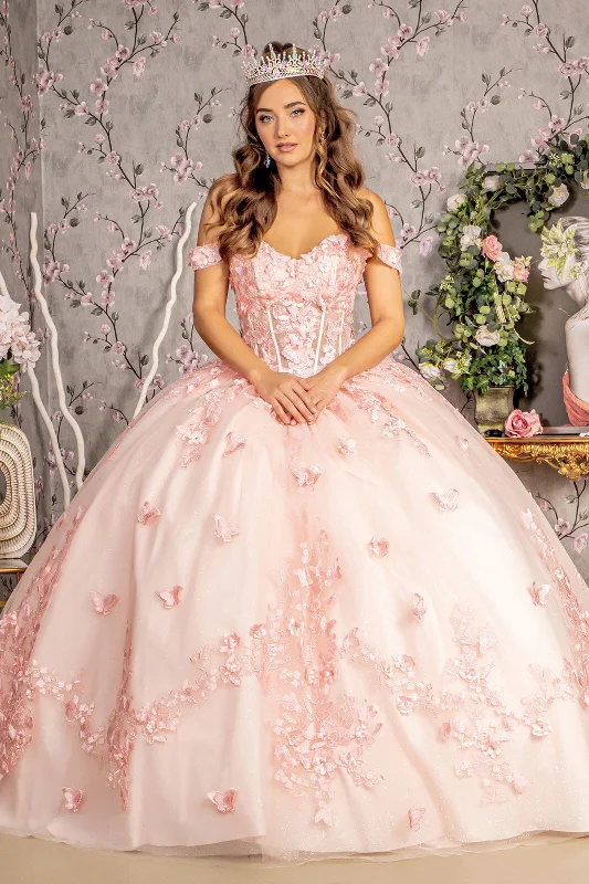 Deal of the Day wool dressLong Sweet 16 Glitter Quinceanera Dress