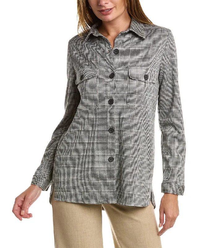 Price Reduction lightweight windbreakerMax Studio Double Knit Shacket