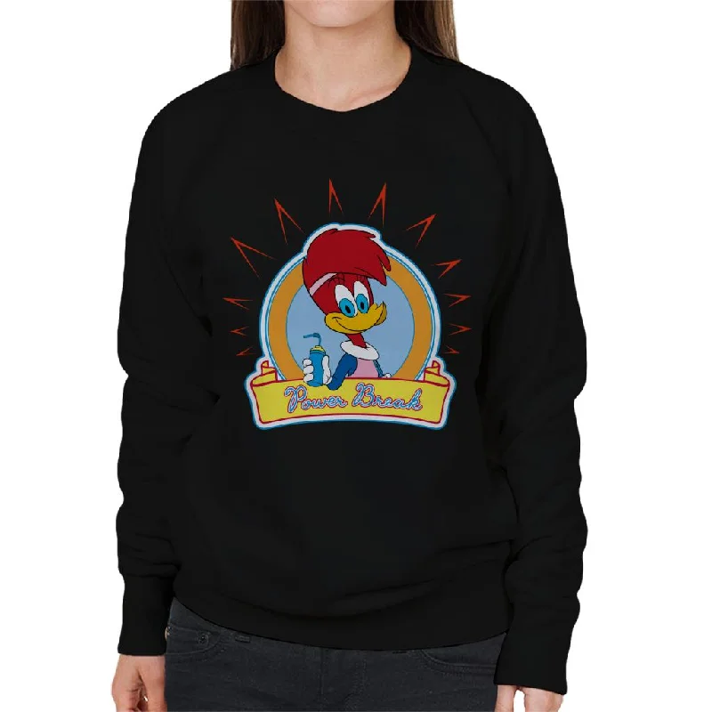 Exclusive Access soft athletic sweatshirtWoody Woodpecker Winnie Woodpecker Power Break Women's Sweatshirt Exclusive Access soft athletic sweatshirtWoody Woodpecker Winnie Woodpecker Power Break Women's Sweatshirt
