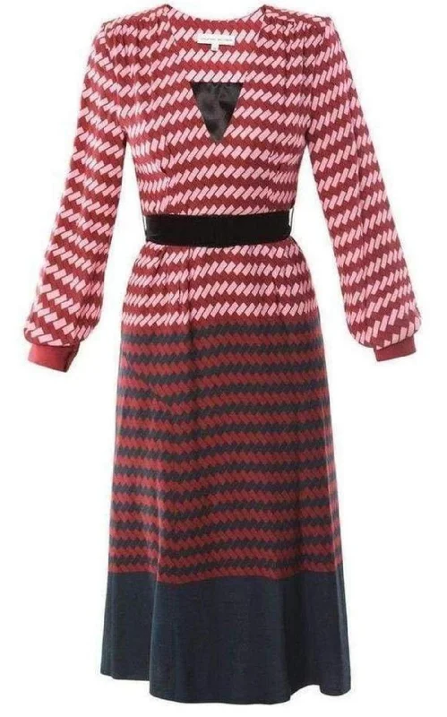 Buy More, Save More office dressFenton Balloon Multi Tone Dress