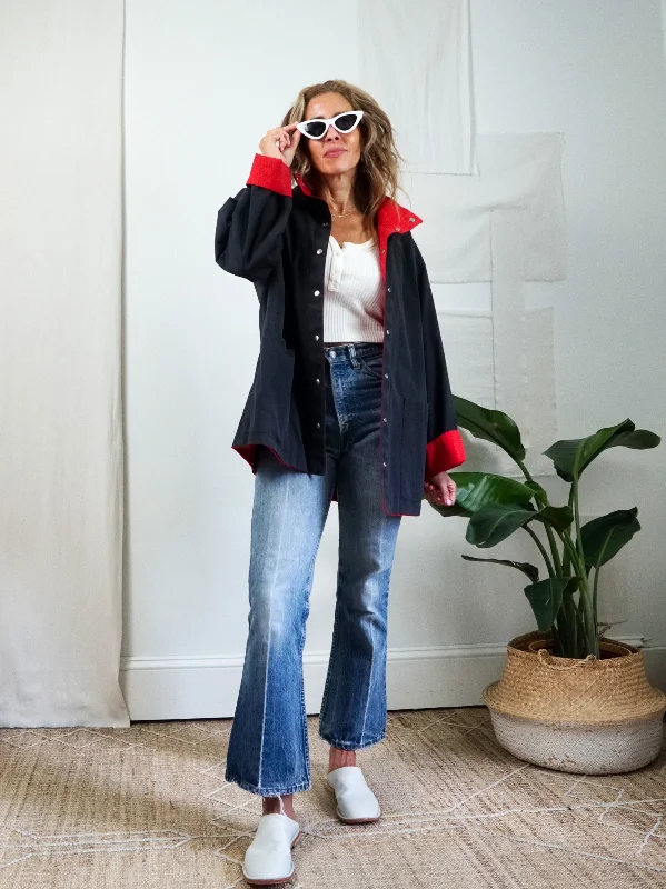 Super Deal sporty casual jacketVintage Reversible Boxy Workwear Jacket