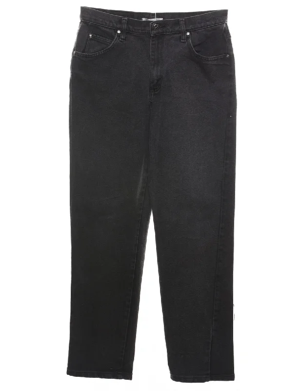 Huge Discounts graphic jacketLee Riders Black Tapered Jeans - W32 L30