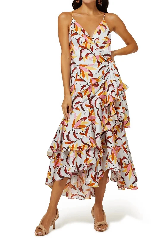 Special Discount elegant evening dressMarlay Dress In Multi Floral Print