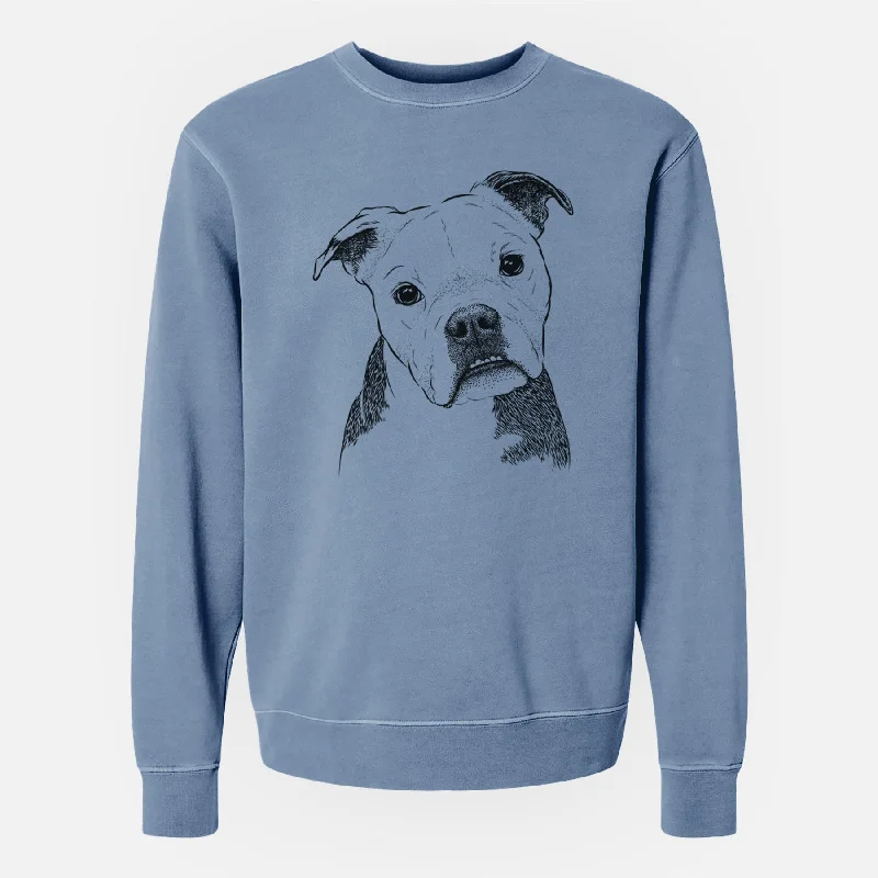 Exclusive Savings functional sports hoodieBare Aggy the Olde English Bulldogge - Unisex Pigment Dyed Crew Sweatshirt Exclusive Savings functional sports hoodieBare Aggy the Olde English Bulldogge - Unisex Pigment Dyed Crew Sweatshirt