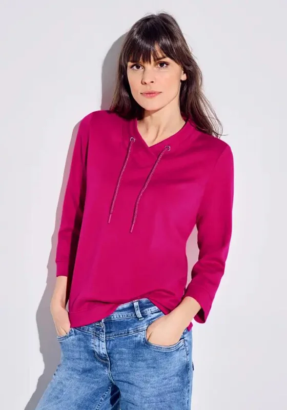 Deal of the Week comfortable fleece hoodieCecil Drawstring V-Neck Sweatshirt, Pink Sorbet Deal of the Week comfortable fleece hoodieCecil Drawstring V-Neck Sweatshirt, Pink Sorbet