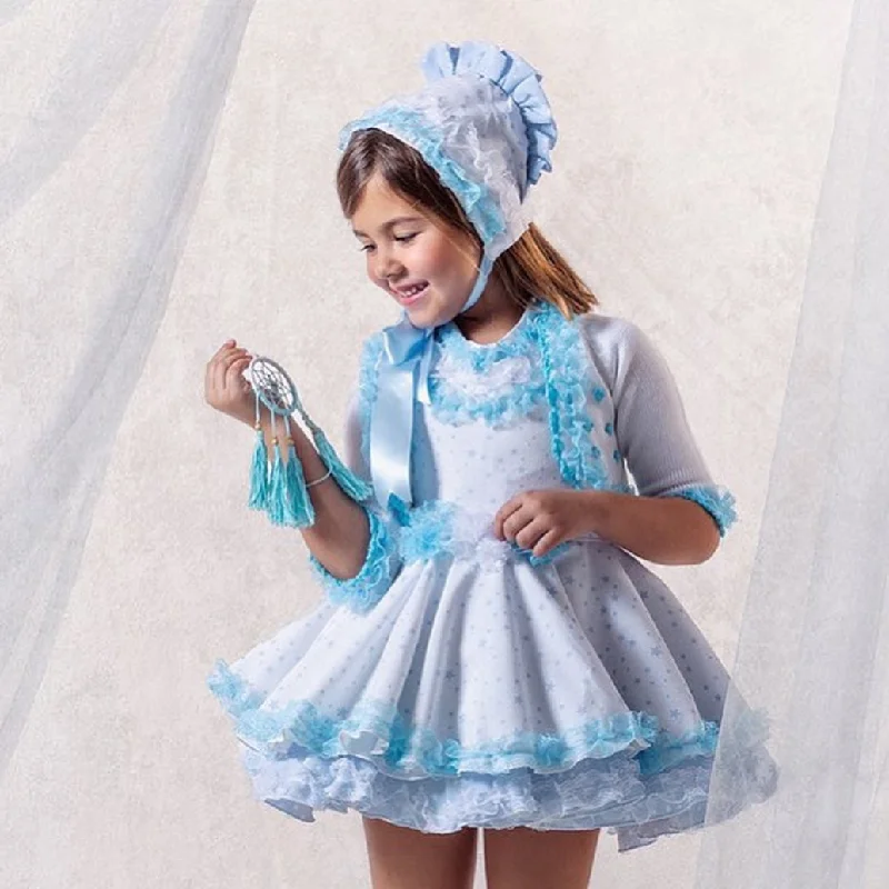 Anniversary Sale ruffle dressThe Star Dress in Blue