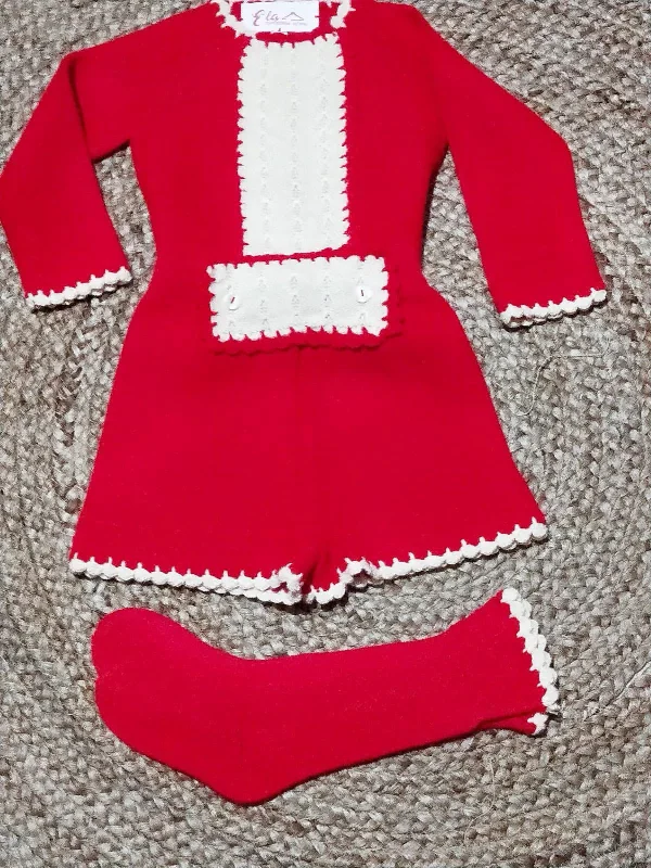 Markdown Madness structured dressThe Henry Red Knit Set