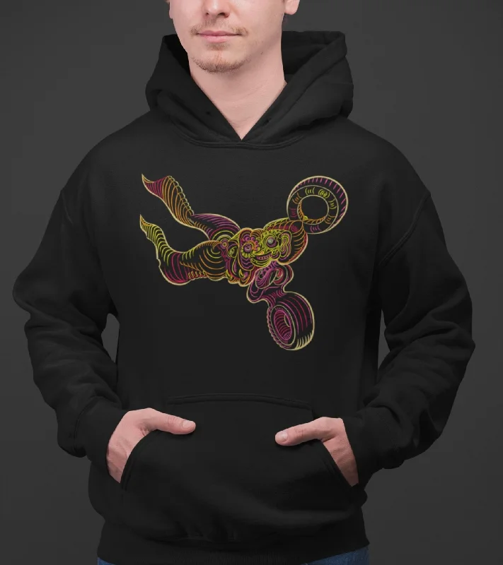 Last Chance Scissored Unisex Hoodie - Made to order - Choice of Colours