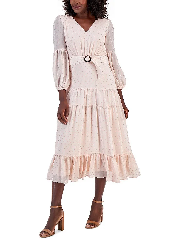 Epic Deals oversized dressWomens Causal Belt Midi Dress