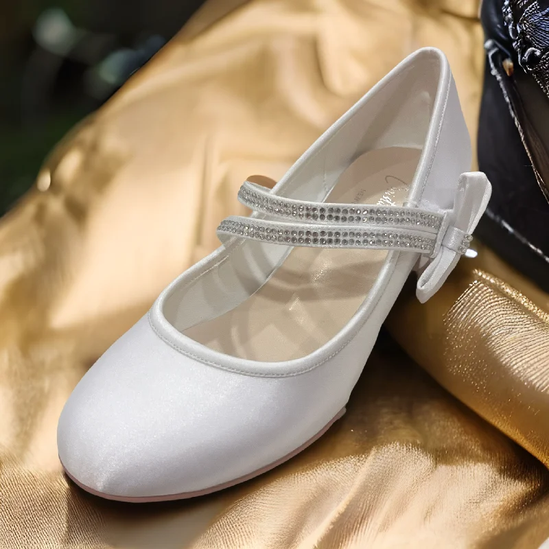Big Discounts satin midi dressDouble Strap Satin Shoe