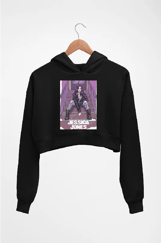 Midnight Madness warm hoodieJessica Jones Crop HOODIE FOR WOMEN
