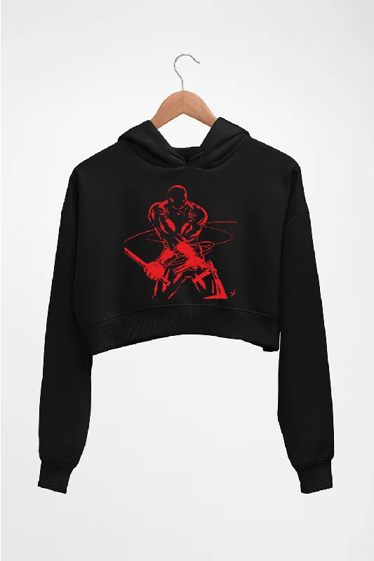 Buy More, Save More cozy hooded jacketDaredevil Crop HOODIE FOR WOMEN