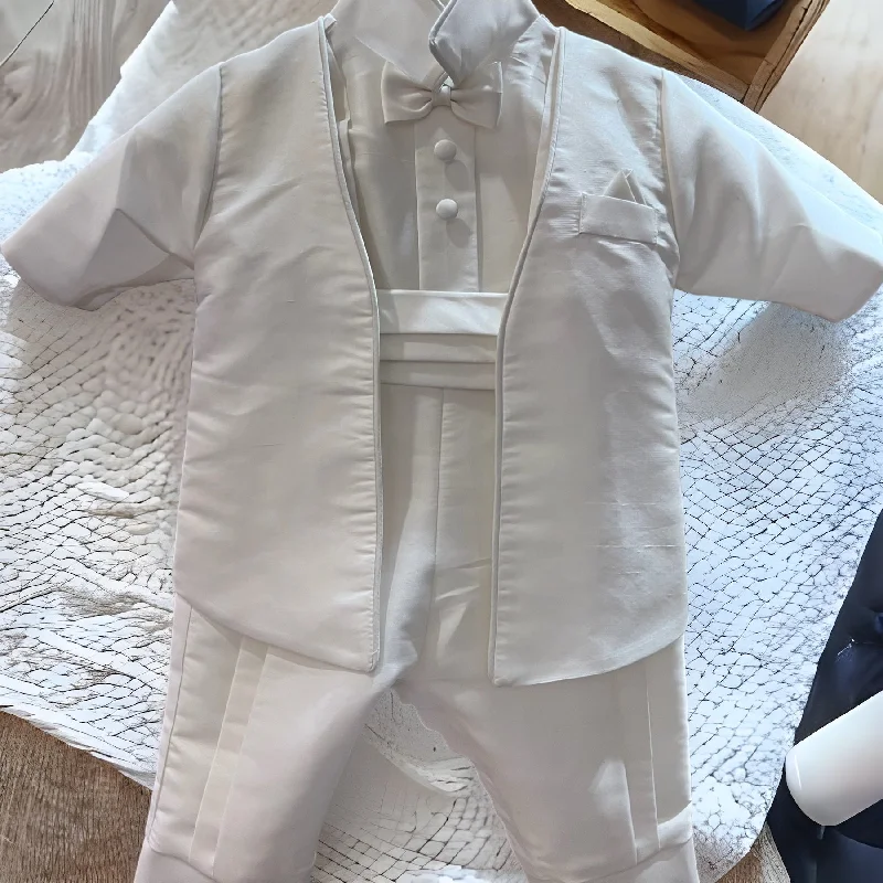 Act Fast cocktail dressBoy's Silk Romper with Jacket