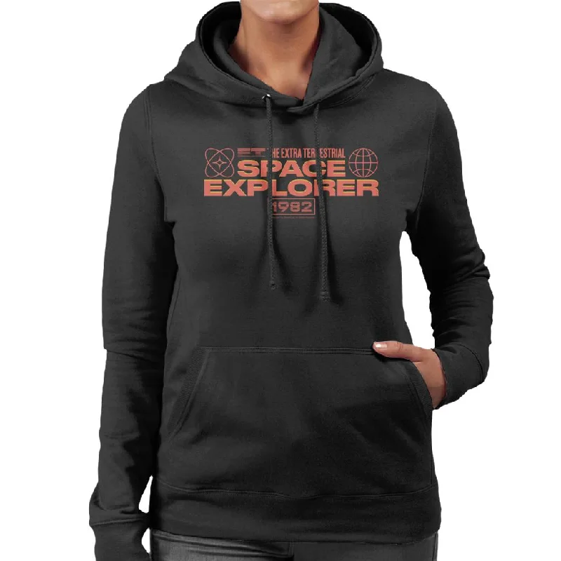 Final Markdown slim fit hoodieE.T. The Extra Terrestrial Space Explorer Women's Hooded Sweatshirt Final Markdown slim fit hoodieE.T. The Extra Terrestrial Space Explorer Women's Hooded Sweatshirt