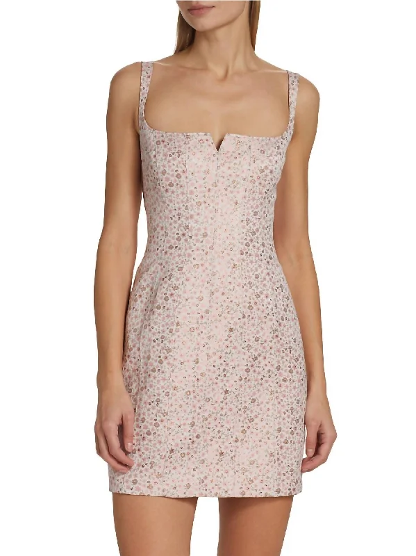 Epic Deals stylish dressYazlyn Floral Dress In Pale Rose Multi