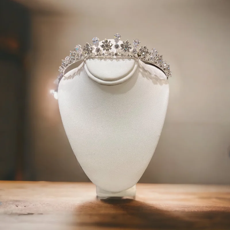 Closeout Sale structured dressStone and Burst Tiara