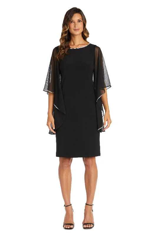 New Arrival trendy wrap dressR&M Richards 2678 Short Mother Of The Bride Dress